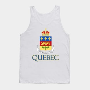 Quebec, Canada - Coat of Arms Design Tank Top